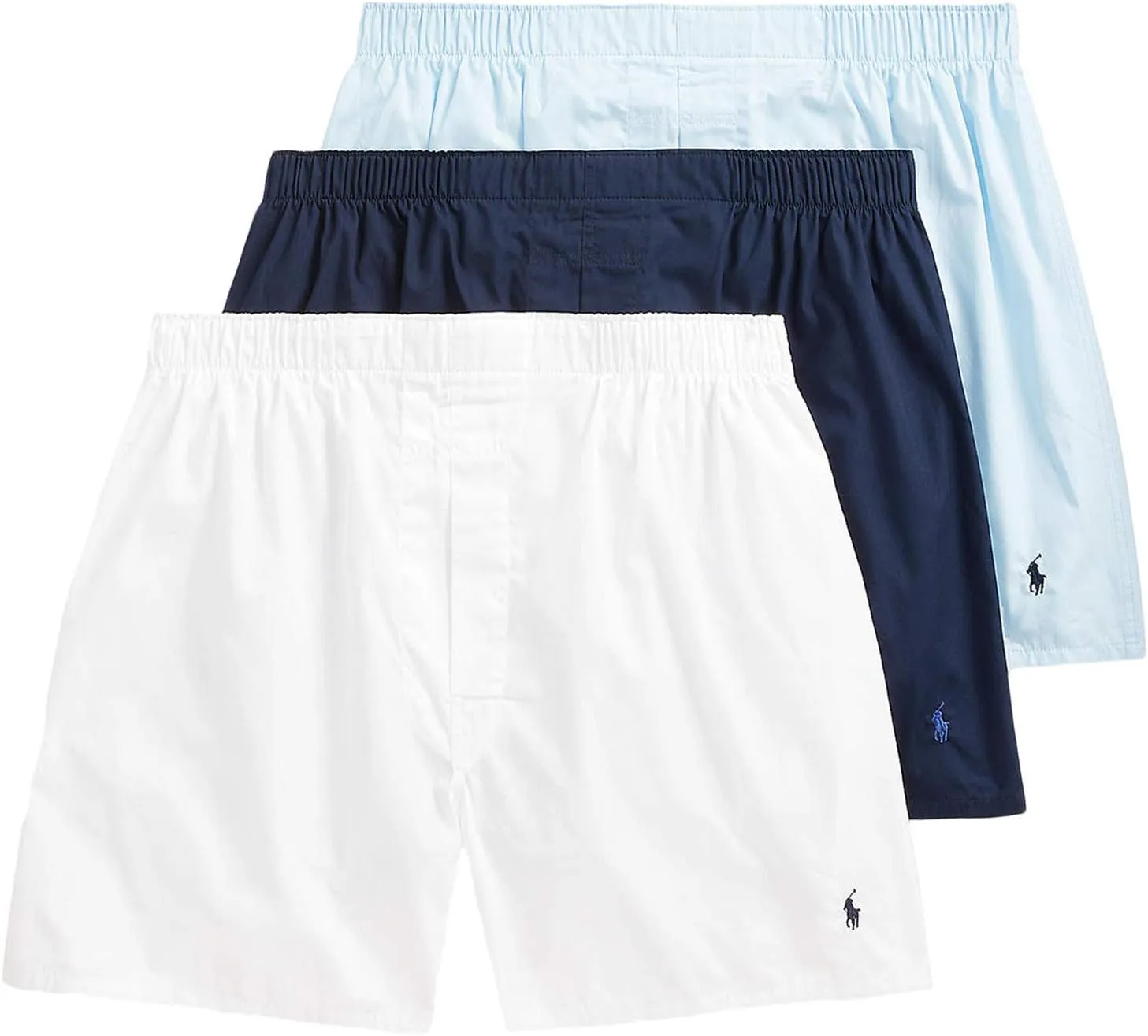 Polo Ralph Lauren Men's Classic Fit Woven Cotton Boxers (3 Pack) - Image 2