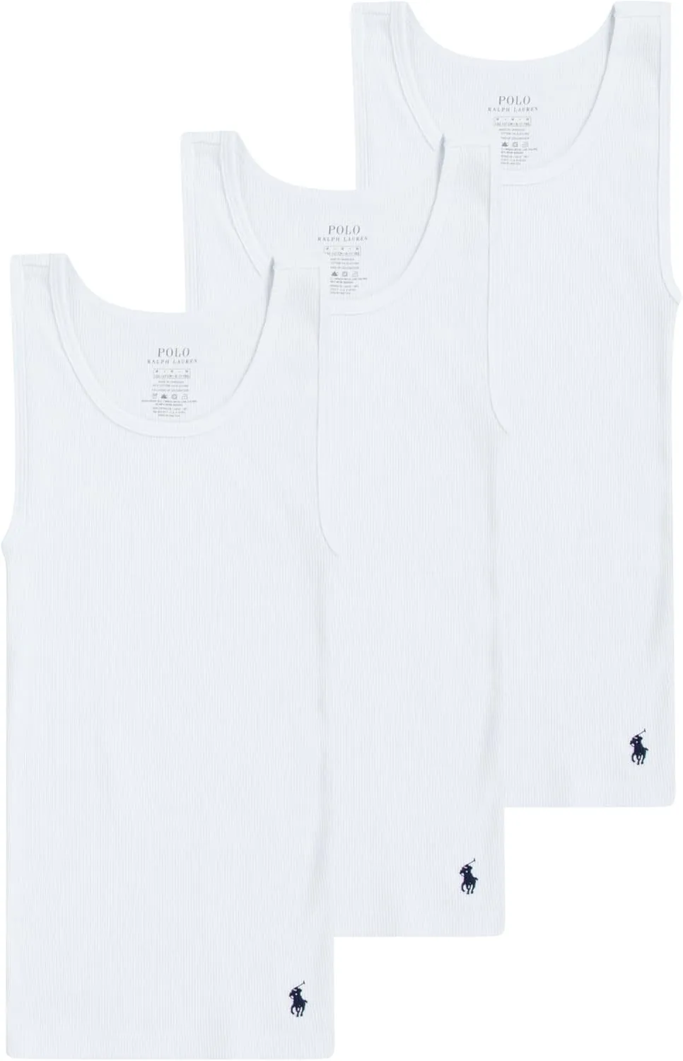 POLO RALPH LAUREN Boys' Multi-Pack Tank Top Undershirt