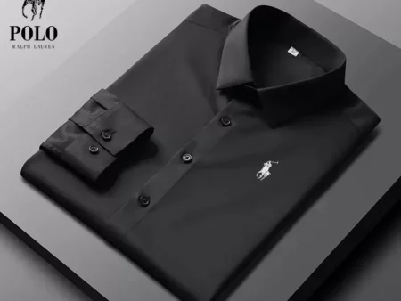 Ralph Lauren Men's Cotton Basic Denim Long Sleeve Shirt