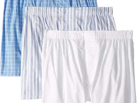 Polo Ralph Lauren Men's Classic Fit Woven Cotton Boxers (3 Pack)