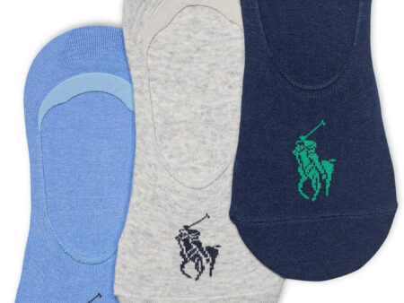 Polo Ralph Lauren Men's Light Weight Liner Socks (3 Pairs)