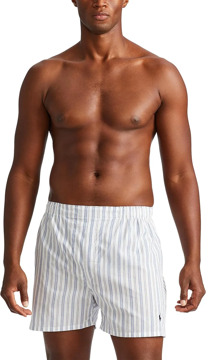 Polo Ralph Lauren Men's Classic Fit Woven Cotton Boxers (3 Pack) - Image 16