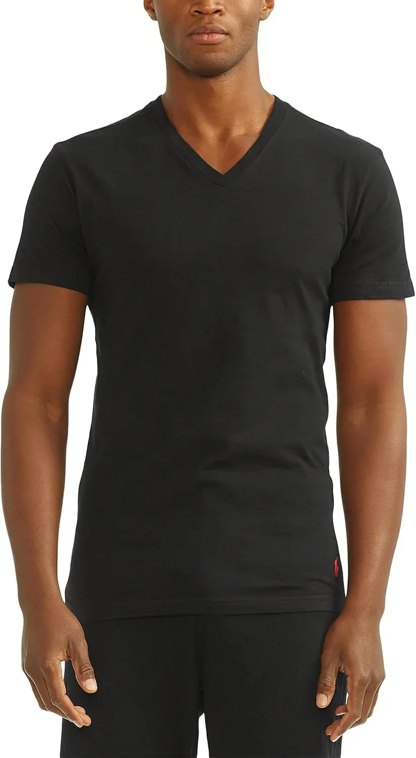 Polo Ralph Lauren Men's Slim Fit Cotton V-neck Undershirt 3-pack - Image 13