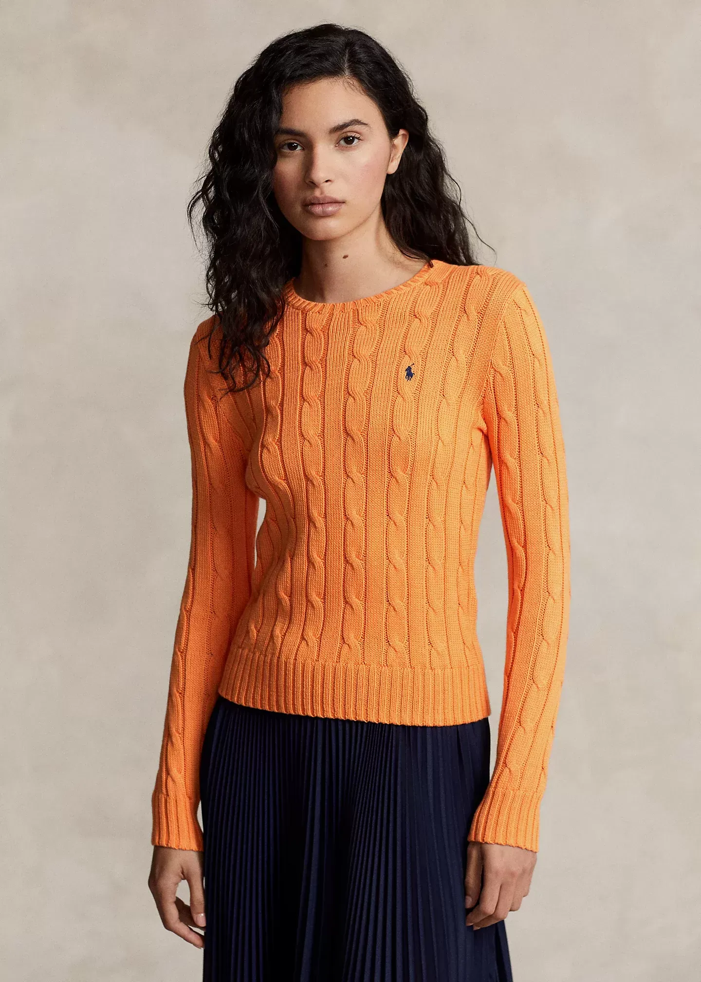 Polo Ralph Lauren Cable-Knit Cotton Crewneck Jumper - Image 7