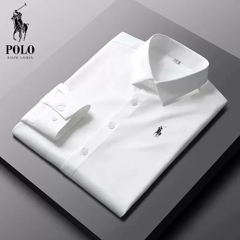 Ralph Lauren Men's Cotton Basic Denim Long Sleeve Shirt - Image 2