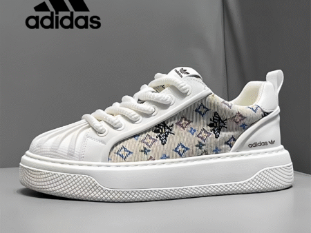 Adidas casual sneakers with thick sole 2025