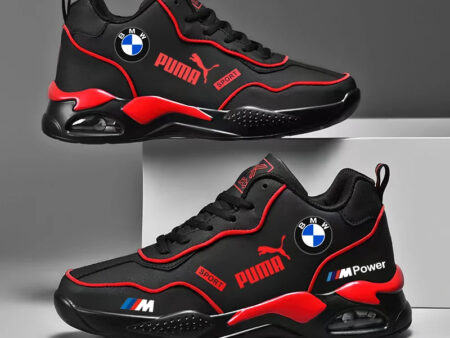 PUMA&BMW 2024 new men's orthopedic, comfortable leather sneakers