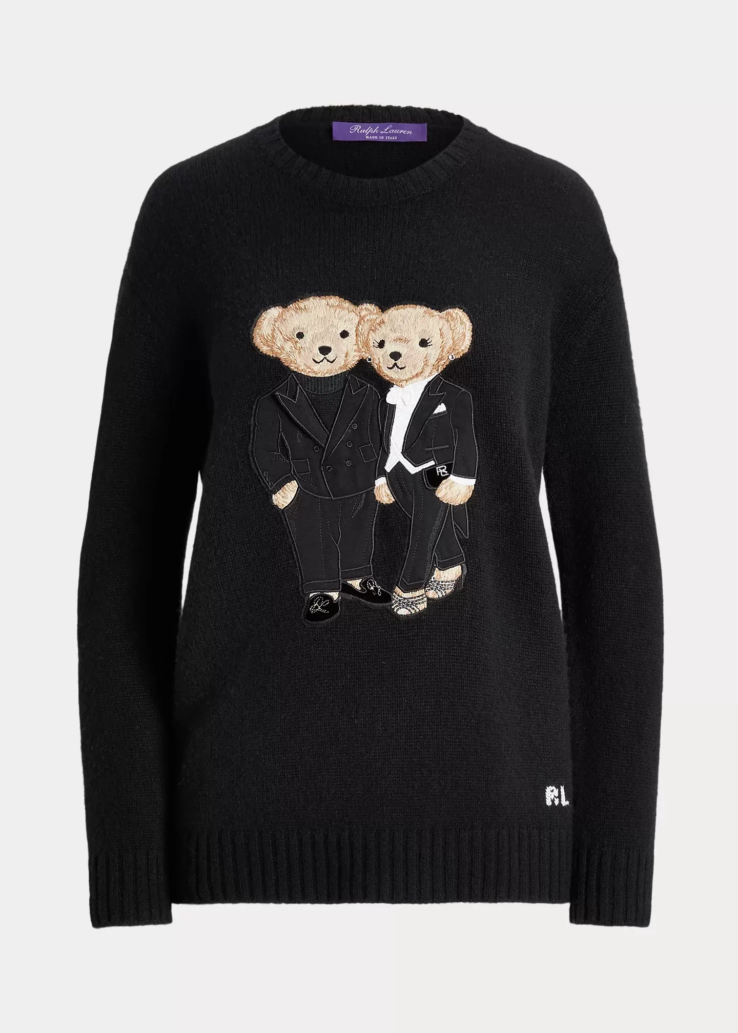Polo Ralph Lauren Tuxedo Polo Bears Cashmere Sweater - Image 2