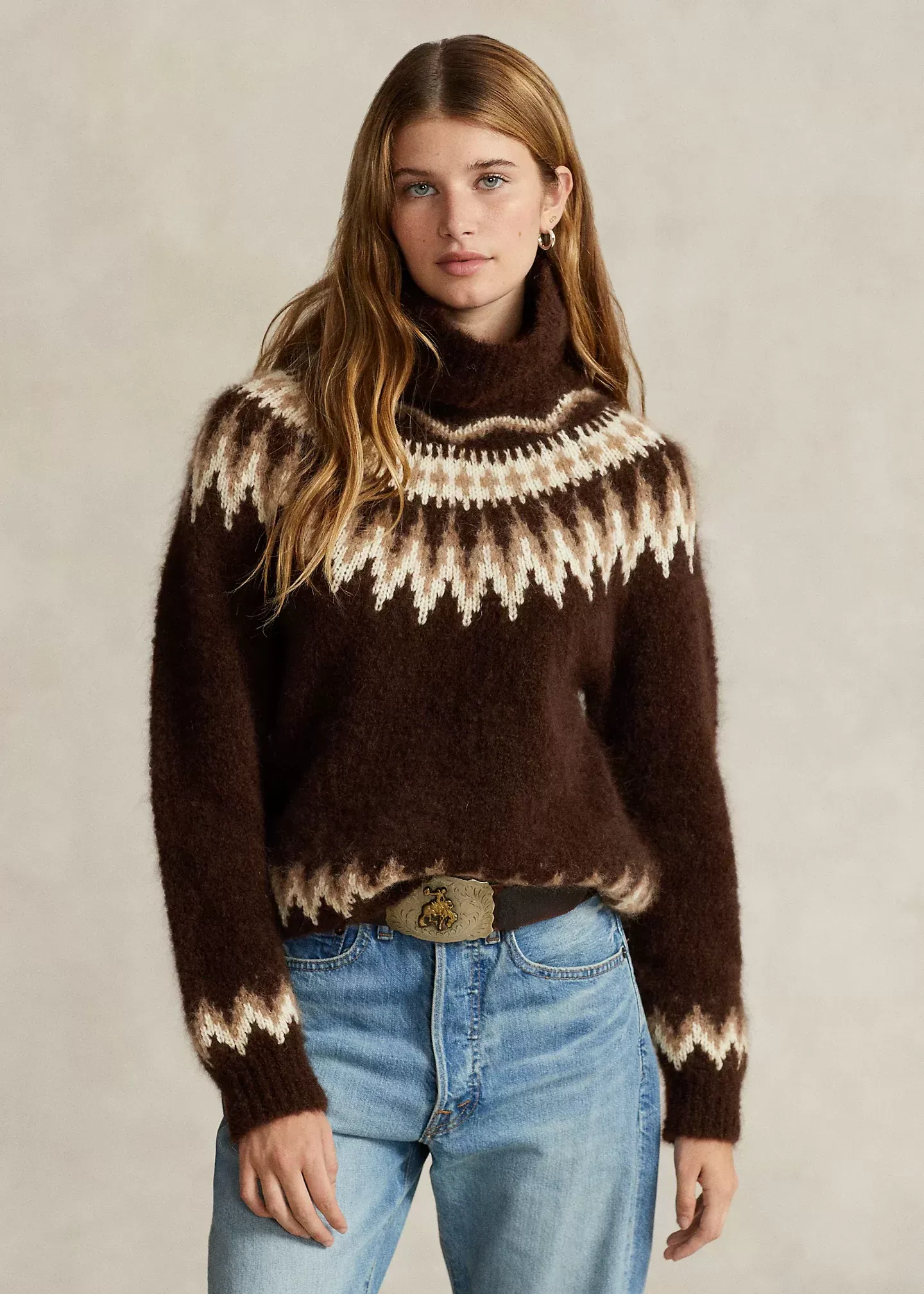 Polo Ralph Lauren Fair Isle Wool-Blend Turtleneck