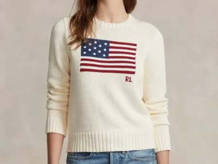 Polo Ralph Lauren Flag Cotton Crewneck Sweater