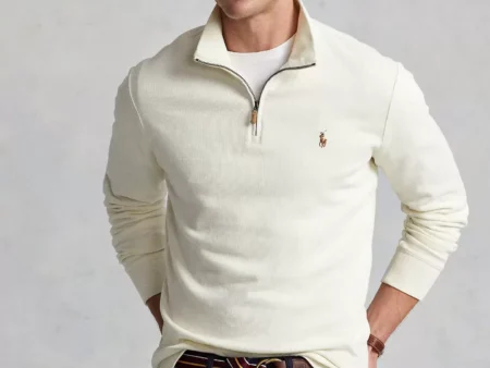 Polo Ralph Lauren Estate-Rib Quarter-Zip Pullover