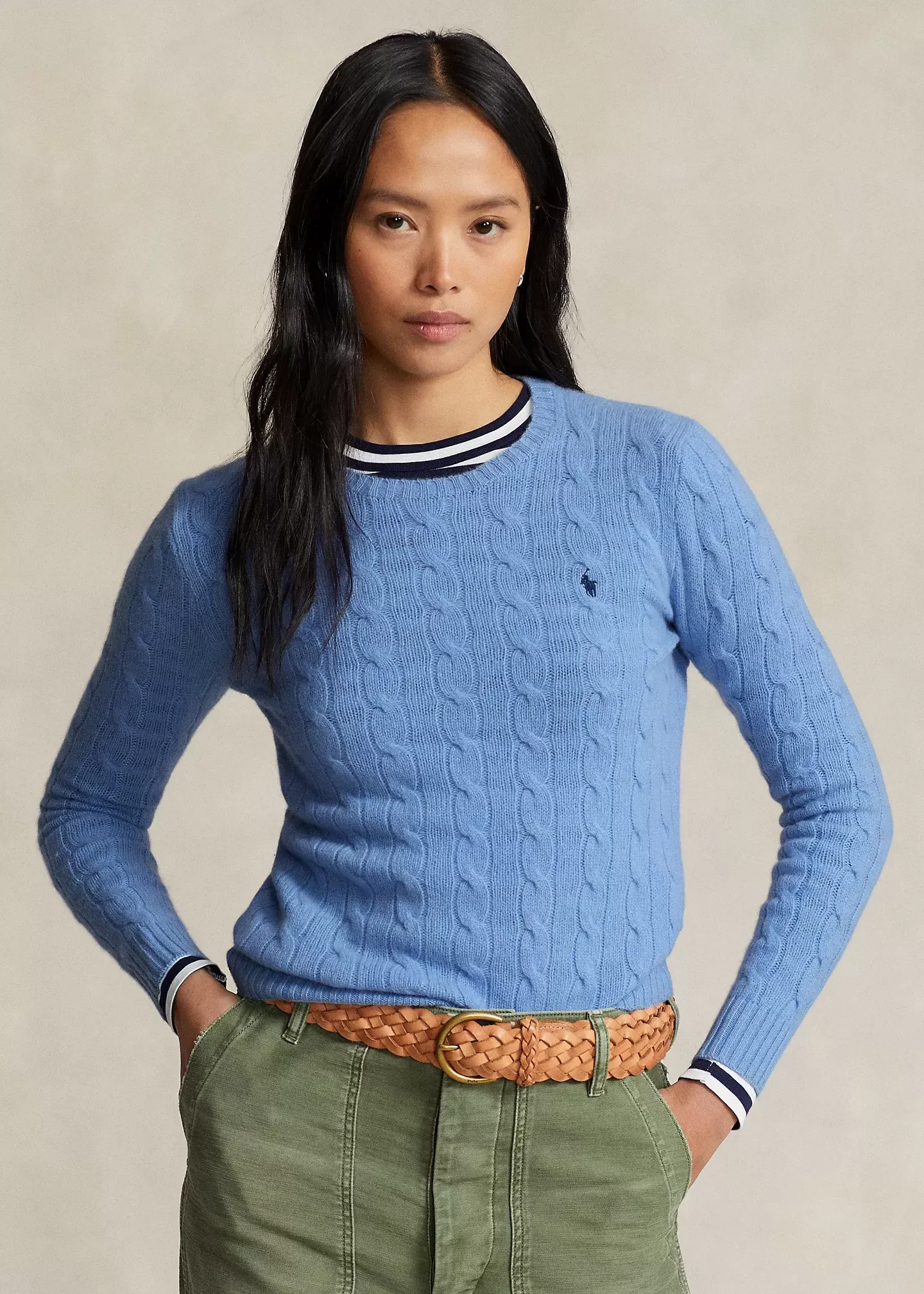 Polo Ralph Lauren Cable-Knit Wool-Cashmere Sweater - Image 11