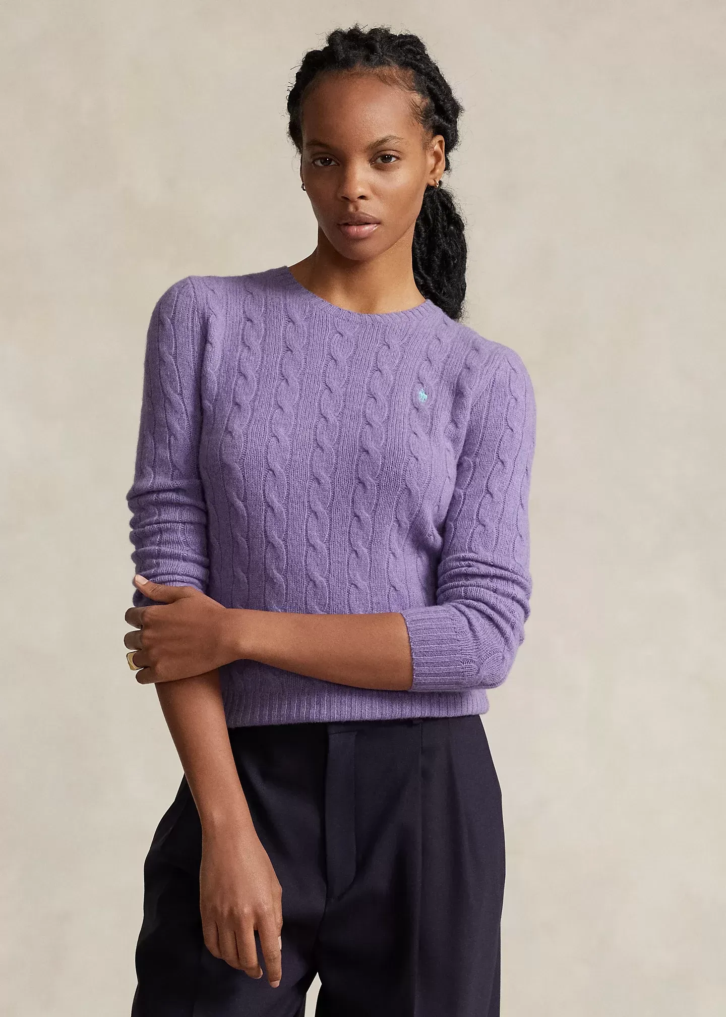 Polo Ralph Lauren Cable-Knit Wool-Cashmere Sweater - Image 10