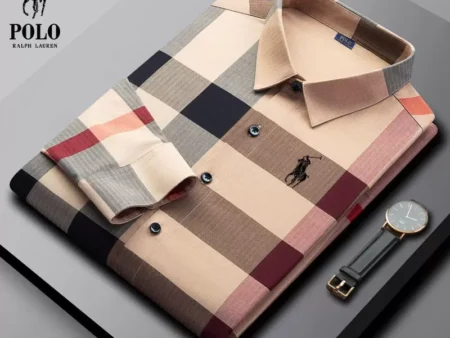 Ralph Lauren® Spring and Autumn Men's Fashion Trendy Plaid Shirt