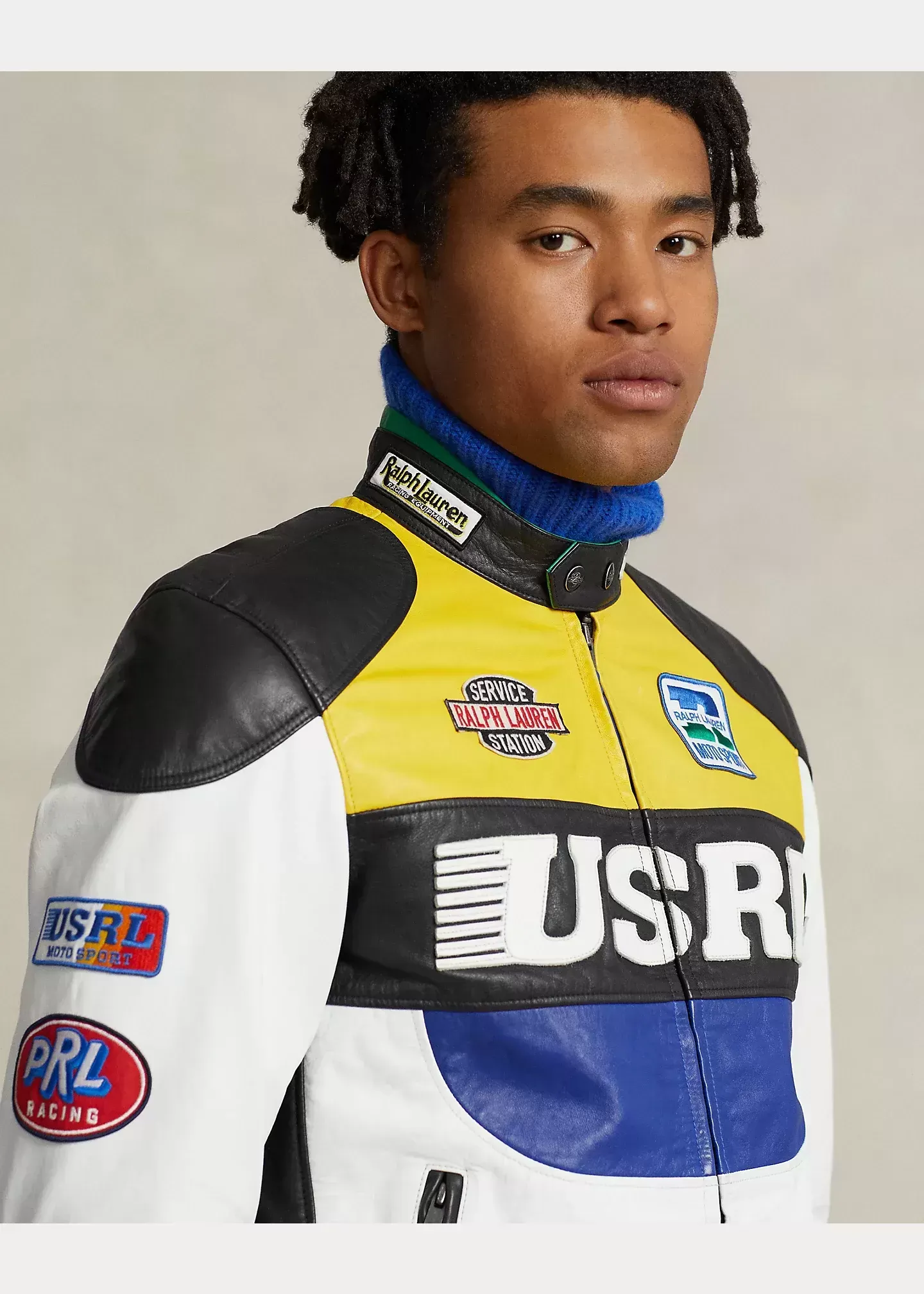 Polo Ralph Lauren Leather Café Racer Jacket - Image 5