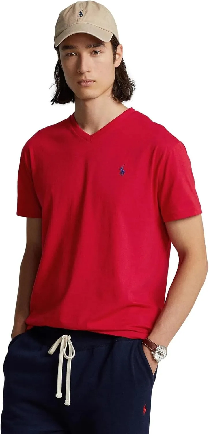 Polo Ralph Lauren Men's V Neck Classic Fit T-Shirt - Image 34