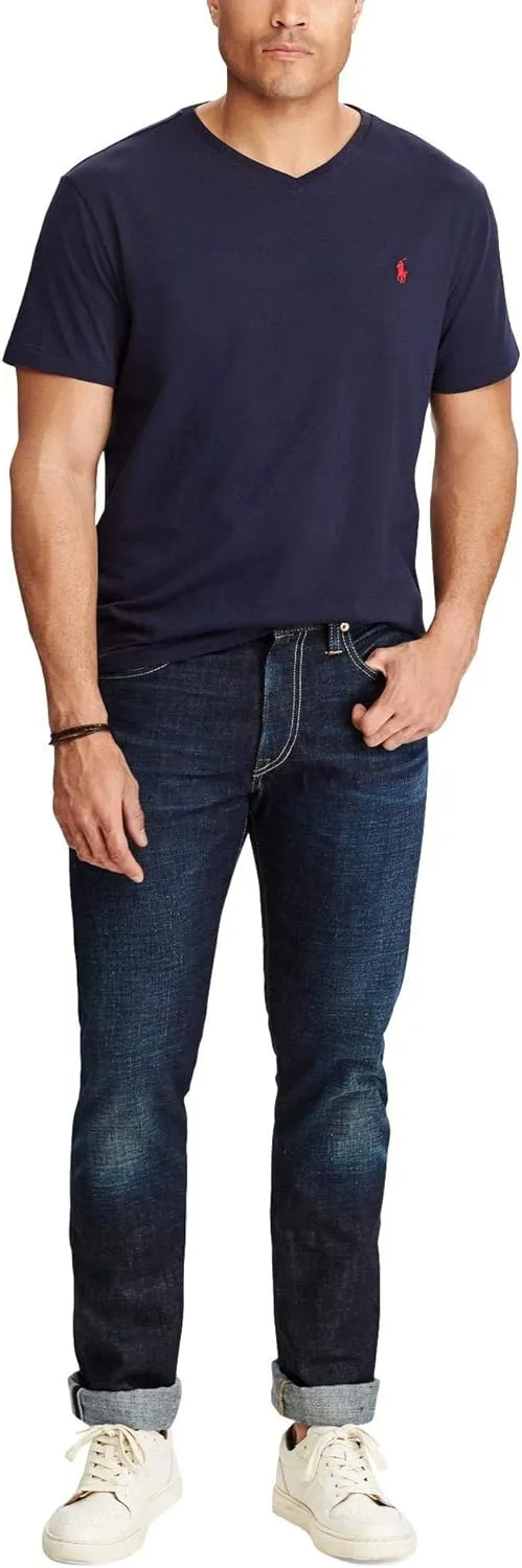 Polo Ralph Lauren Men's V Neck Classic Fit T-Shirt - Image 97