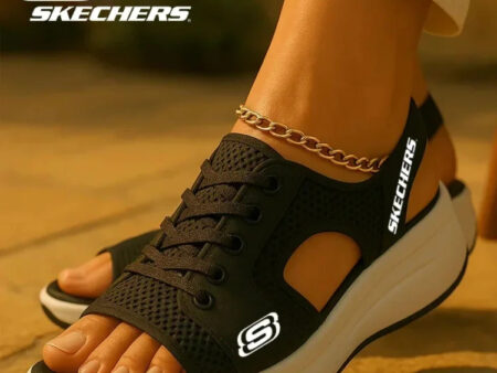 SKECHERS@2025 new sandals for sports, leisure, lace-up shoes and massage