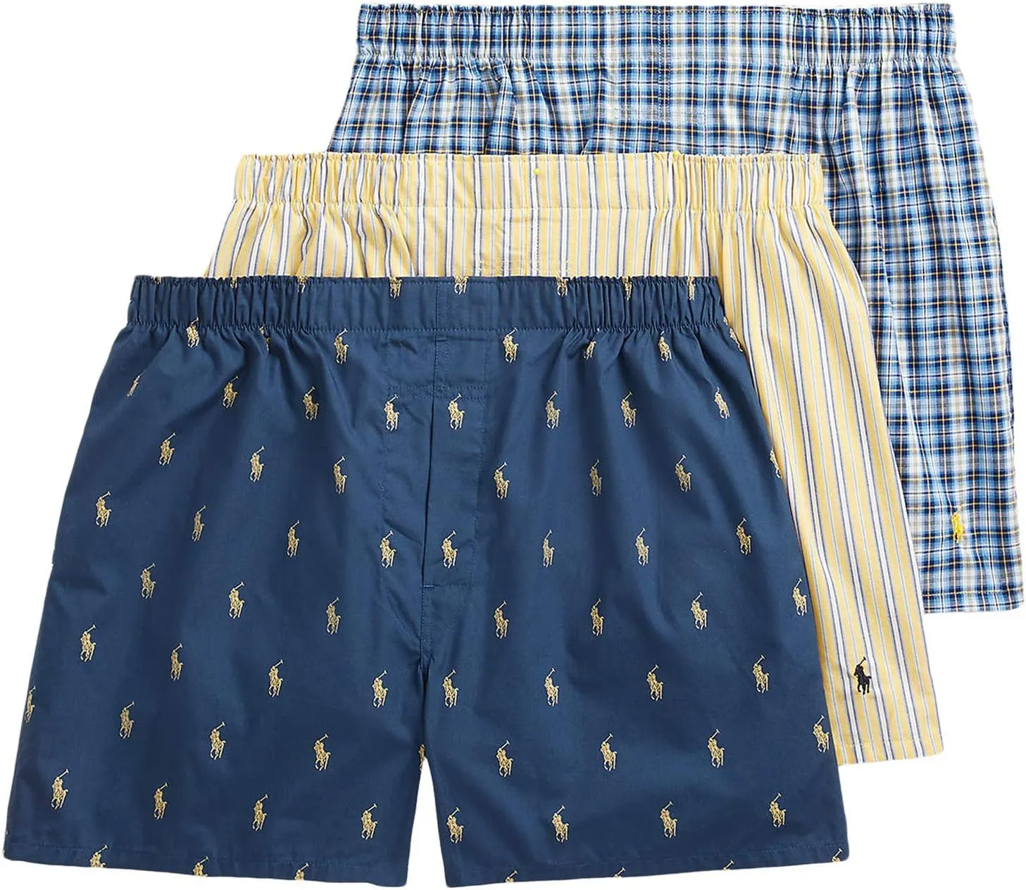Polo Ralph Lauren Men's Classic Fit Woven Cotton Boxers (3 Pack) - Image 9
