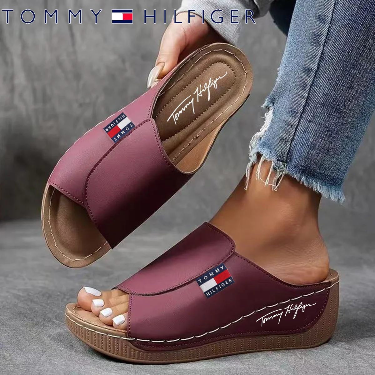 š„Last sale with 50% discount - comfortable women's leather slippers with thick soles and arch support - Image 5