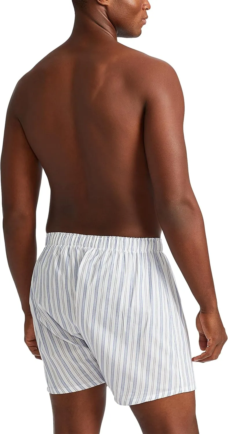 Polo Ralph Lauren Men's Classic Fit Woven Cotton Boxers (3 Pack) - Image 18