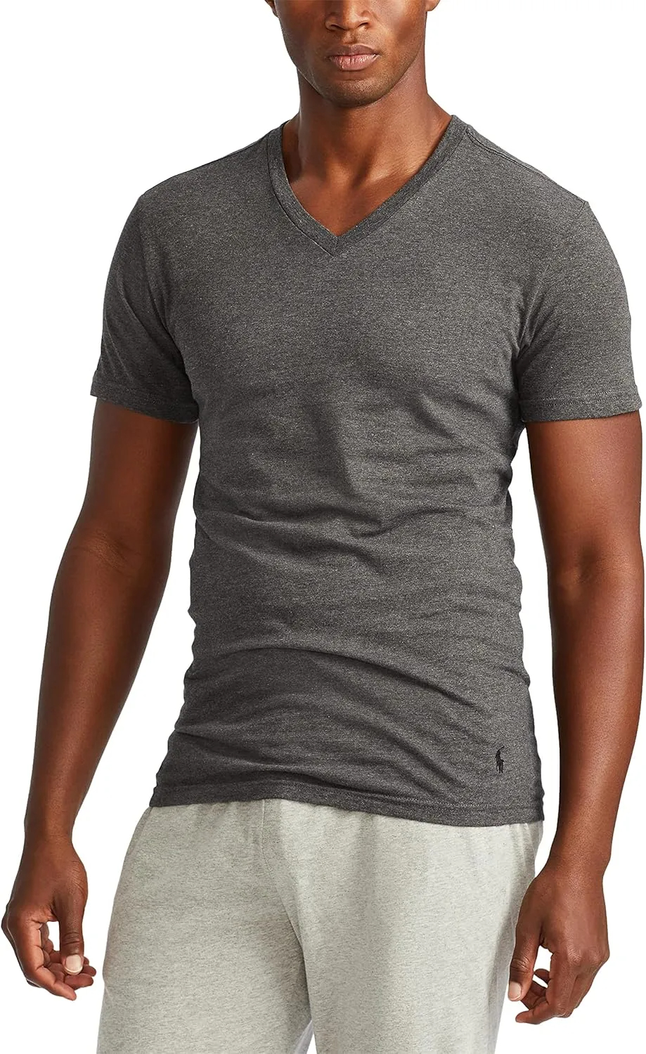 Polo Ralph Lauren Men's Slim Fit Cotton V-neck Undershirt 3-pack - Image 8